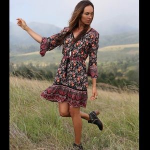 AUS brand Tulle and Batiste moonless black sz S